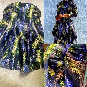 Apparalel 
Multicolor Confetti Print Butterfly Dress
Size XS